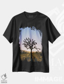 تیشرت مشکی طرح دار غروب جاشوا تری ۲، مدیوم اثر بثانی یانگ | immage.ir