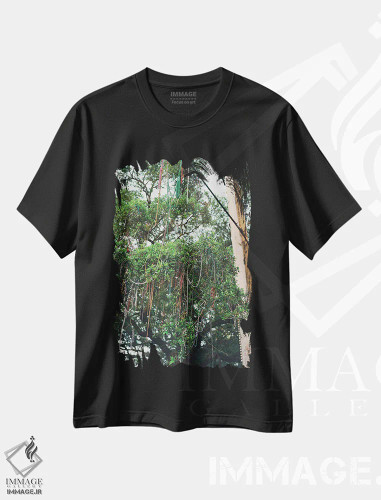 تیشرت مشکی طرح دار مهره های نیواورلئان ۲ روی نگاتیو، مدیوم اثر بثانی یانگ | فروشگاه ایماژ