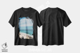 تیشرت مشکی طرح دار قایق کابو، مدیوم اثر بثانی یانگ | immage.ir