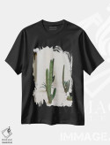 تیشرت مشکی طرح دار کاکتوس کابو شماره شش، مدیوم اثر بثانی یانگ | immage.ir
