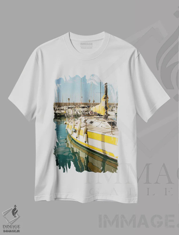 تیشرت سفید طرح دار مانتون فرانسه شماره سیزده، مدیوم اثر بثانی یانگ | immage.ir