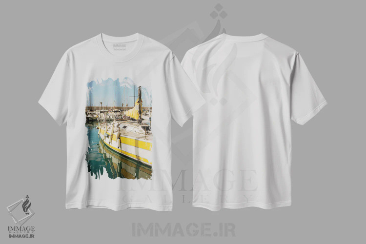 تیشرت سفید طرح دار مانتون فرانسه شماره سیزده، مدیوم اثر بثانی یانگ | immage.ir