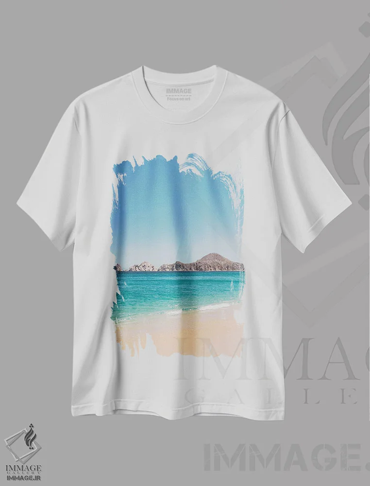 تیشرت سفید طرح دار کابو سان لوکاس شماره پنج، مدیوم اثر بثانی یانگ | فروشگاه ایماژ