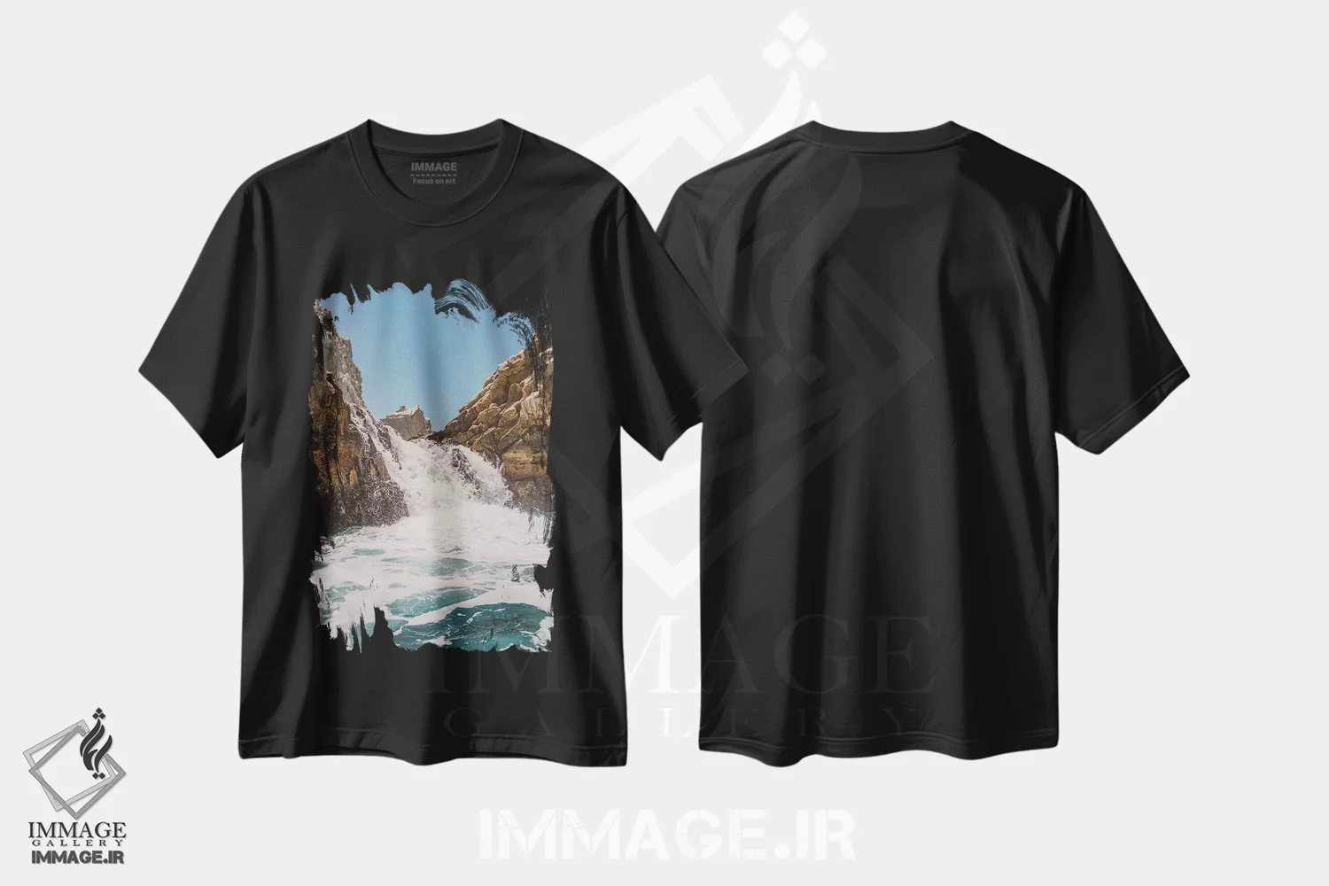 تیشرت مشکی طرح دار کابو سان لوکاس شماره هفت، مدیوم اثر بثانی یانگ | فروشگاه ایماژ