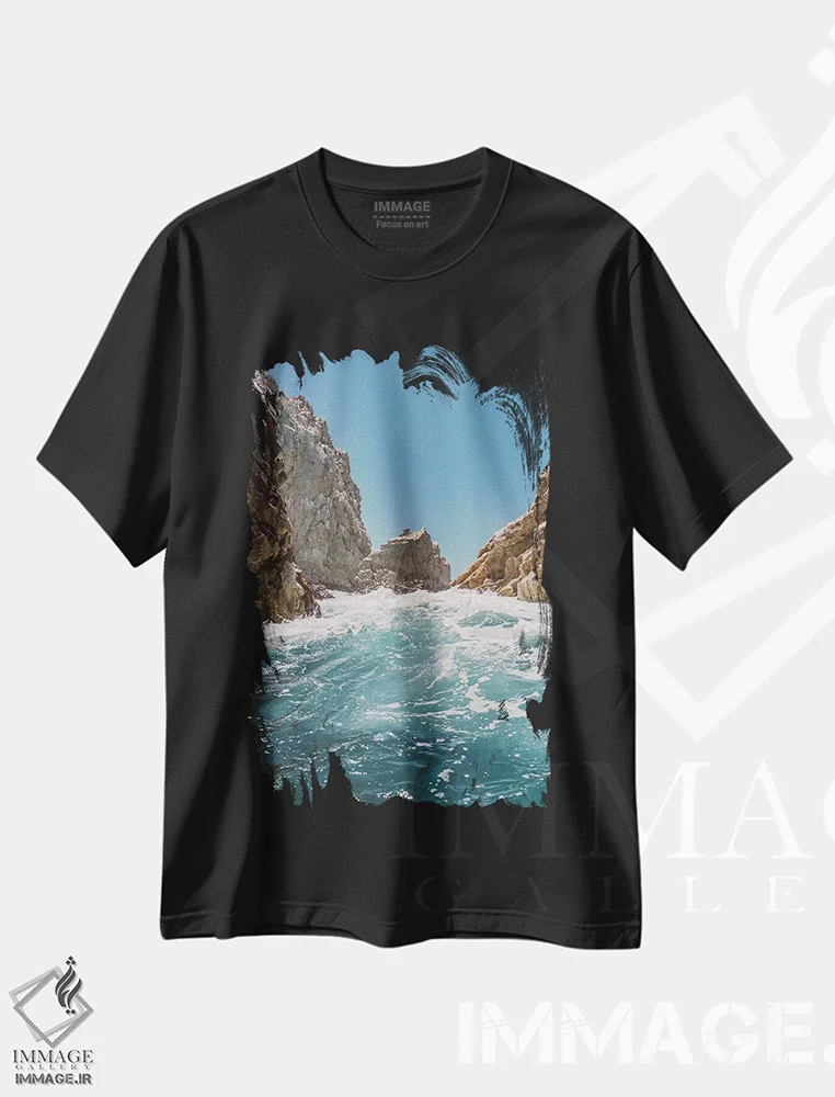 تیشرت مشکی طرح دار کابو سان لوکاس شماره هشت، مدیوم اثر بثانی یانگ | فروشگاه ایماژ