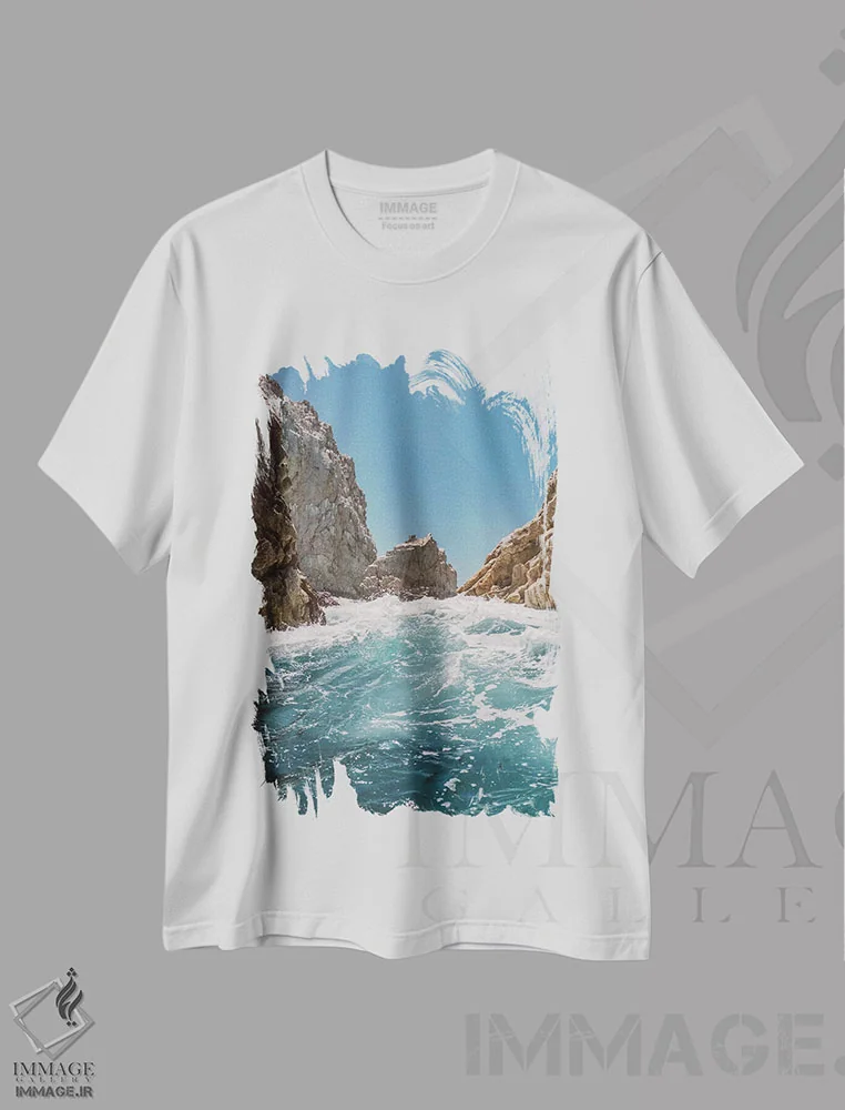 تیشرت سفید طرح دار کابو سان لوکاس شماره هشت، مدیوم اثر بثانی یانگ | immage.ir