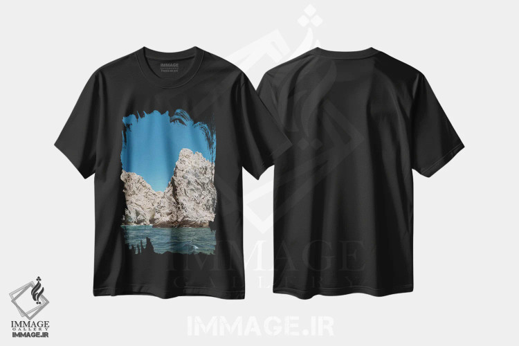 تیشرت مشکی طرح دار کابو سان لوکاس شماره چهارده، مدیوم اثر بثانی یانگ | immage.ir