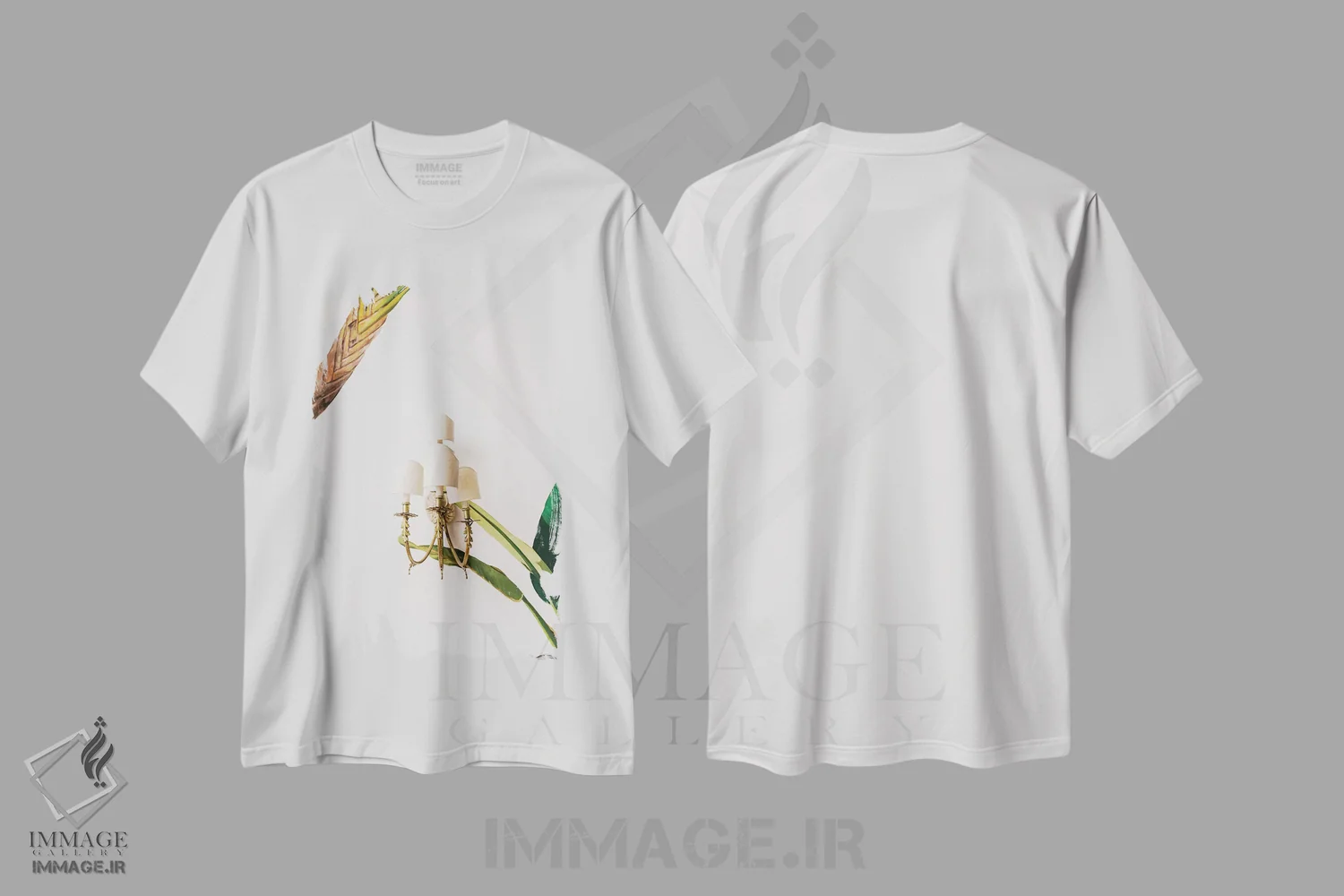 تیشرت سفید طرح دار پوزیتانو شماره چهار، مدیوم اثر بثانی یانگ | فروشگاه ایماژ