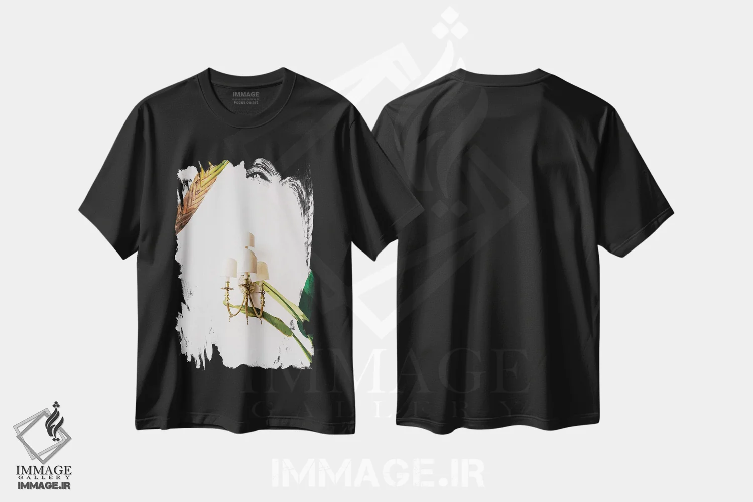 تیشرت مشکی طرح دار پوزیتانو شماره چهار، مدیوم اثر بثانی یانگ | immage.ir