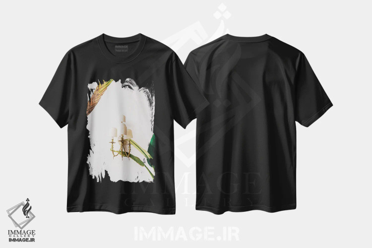 تیشرت مشکی طرح دار پوزیتانو شماره چهار، مدیوم اثر بثانی یانگ | immage.ir