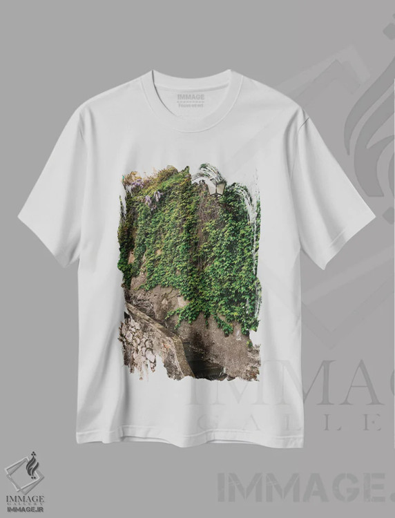 تیشرت سفید طرح دار پوزیتانو پنج، مدیوم اثر بثانی یانگ | فروشگاه ایماژ