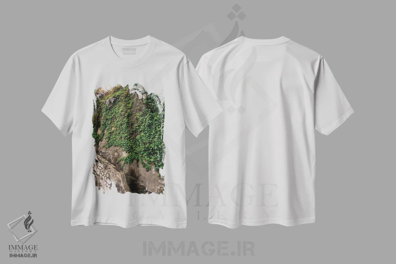 تیشرت سفید طرح دار پوزیتانو پنج، مدیوم اثر بثانی یانگ | فروشگاه ایماژ