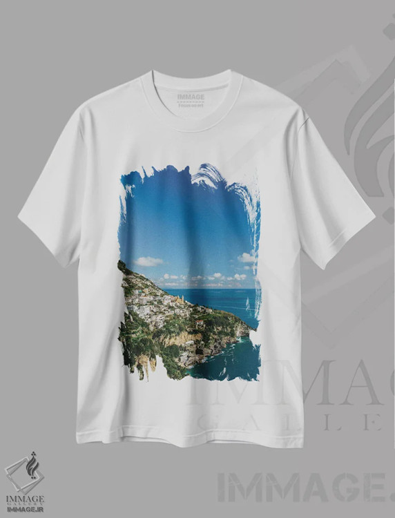 تیشرت سفید طرح دار پرایانو، ایتالیا دو، مدیوم اثر بثانی یانگ | immage.ir