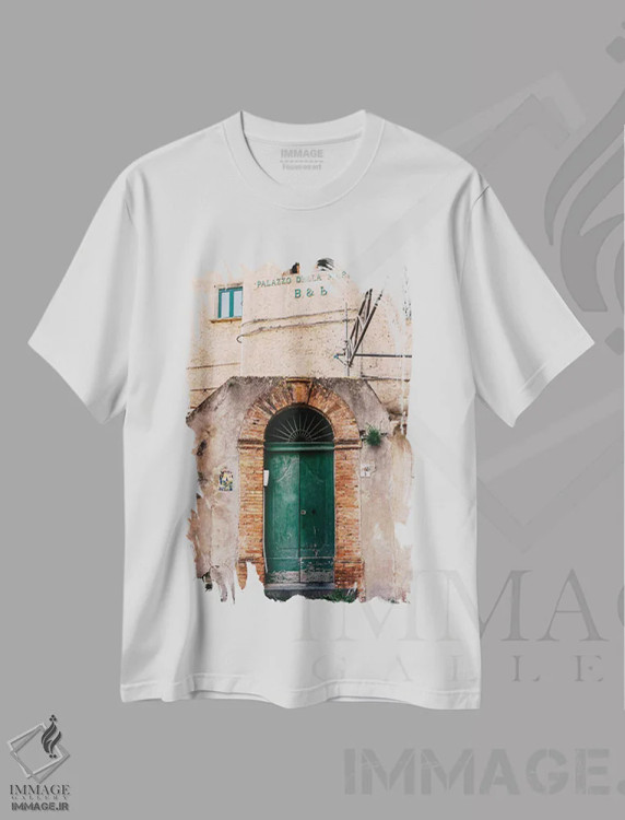 تیشرت سفید طرح دار راولو، ایتالیا سه، مدیوم اثر بثانی یانگ | فروشگاه ایماژ