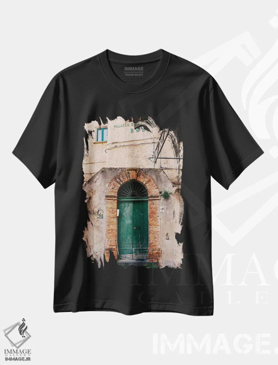 تیشرت مشکی طرح دار راولو، ایتالیا سه، مدیوم اثر بثانی یانگ | immage.ir