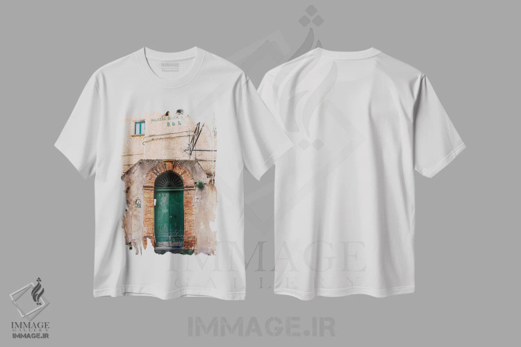 تیشرت سفید طرح دار راولو، ایتالیا سه، مدیوم اثر بثانی یانگ | فروشگاه ایماژ
