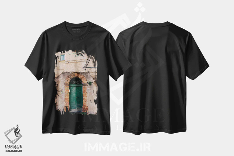 تیشرت مشکی طرح دار راولو، ایتالیا سه، مدیوم اثر بثانی یانگ | immage.ir