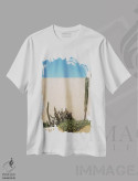 تیشرت سفید طرح دار معماری کبو چهار، مدیوم اثر بثانی یانگ | فروشگاه ایماژ