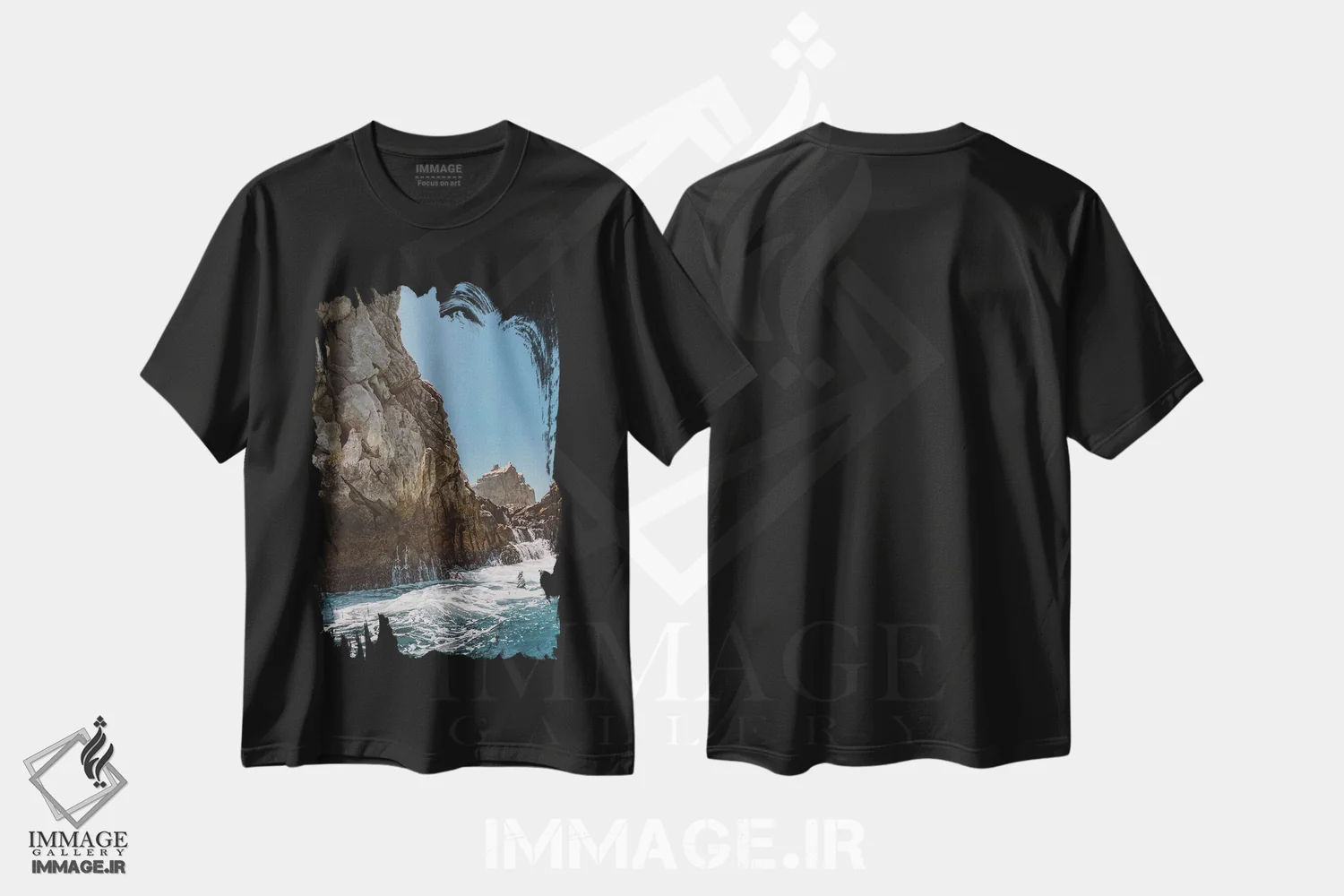 تیشرت مشکی طرح دار کبو سن لوکاس نُه، مدیوم اثر بثانی یانگ | فروشگاه ایماژ