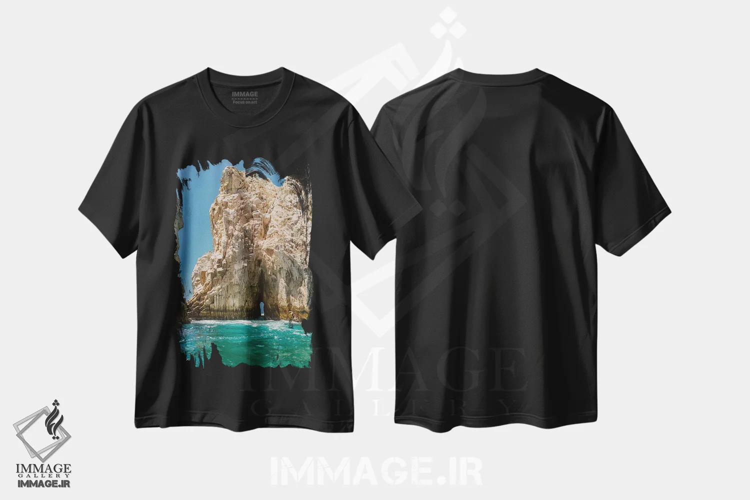 تیشرت مشکی طرح دار کبو سن لوکاس دوازده، مدیوم اثر بثانی یانگ | immage.ir