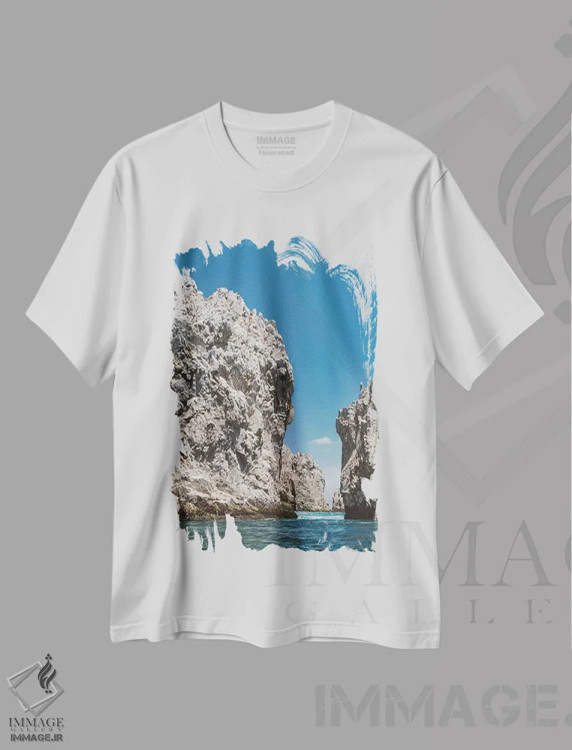 تیشرت سفید طرح دار کبو سن لوکاس پانزده، مدیوم اثر بثانی یانگ | immage.ir