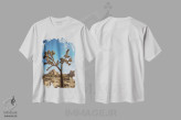 تیشرت سفید طرح دار پارک ملی جاشوا تری دو، مدیوم اثر بثانی یانگ | فروشگاه ایماژ