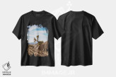 تیشرت مشکی طرح دار پارک ملی جاشوا تری پنج، مدیوم اثر بثانی یانگ | فروشگاه ایماژ