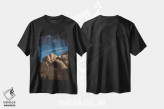 تیشرت مشکی طرح دار پارک ملی جاشوا تری سیزده، مدیوم اثر بثانی یانگ | immage.ir