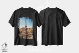 تیشرت مشکی طرح دار پارک ملی جاشوا تری هفده، مدیوم اثر بثانی یانگ | immage.ir