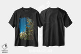 تیشرت مشکی طرح دار درخت پرتقال کالیفرنیا، مدیوم اثر بثانی یانگ | immage.ir