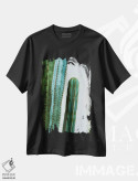 تیشرت مشکی طرح دار باغ کاکتوس کالیفرنیا دوم، مدیوم اثر بثانی یانگ | immage.ir