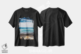 تیشرت مشکی طرح دار سن دیگو کالیفرنیا، مدیوم اثر بثانی یانگ | immage.ir