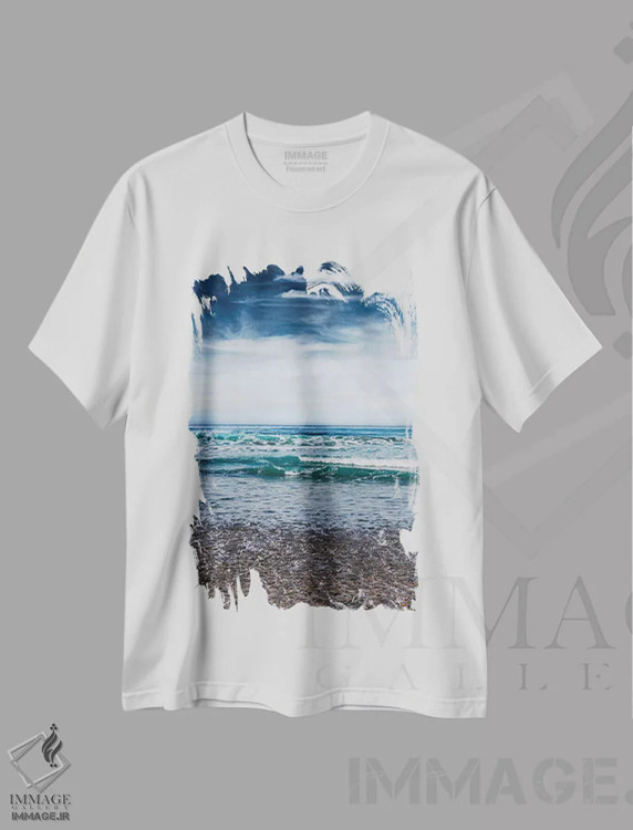 تیشرت سفید طرح دار سن دیگو - کاج های توری سوم، مدیوم اثر بثانی یانگ | immage.ir