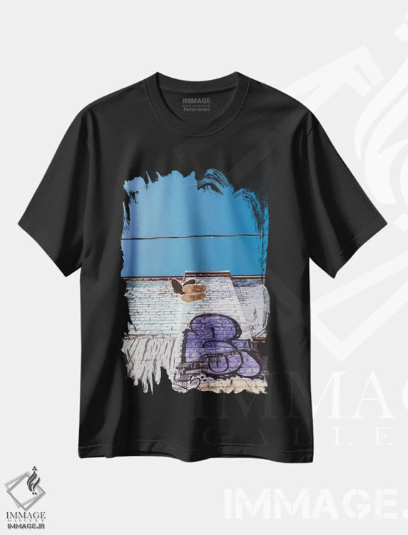تیشرت مشکی طرح دار سان فرانسیسکو دهم، مدیوم اثر بثانی یانگ | فروشگاه ایماژ