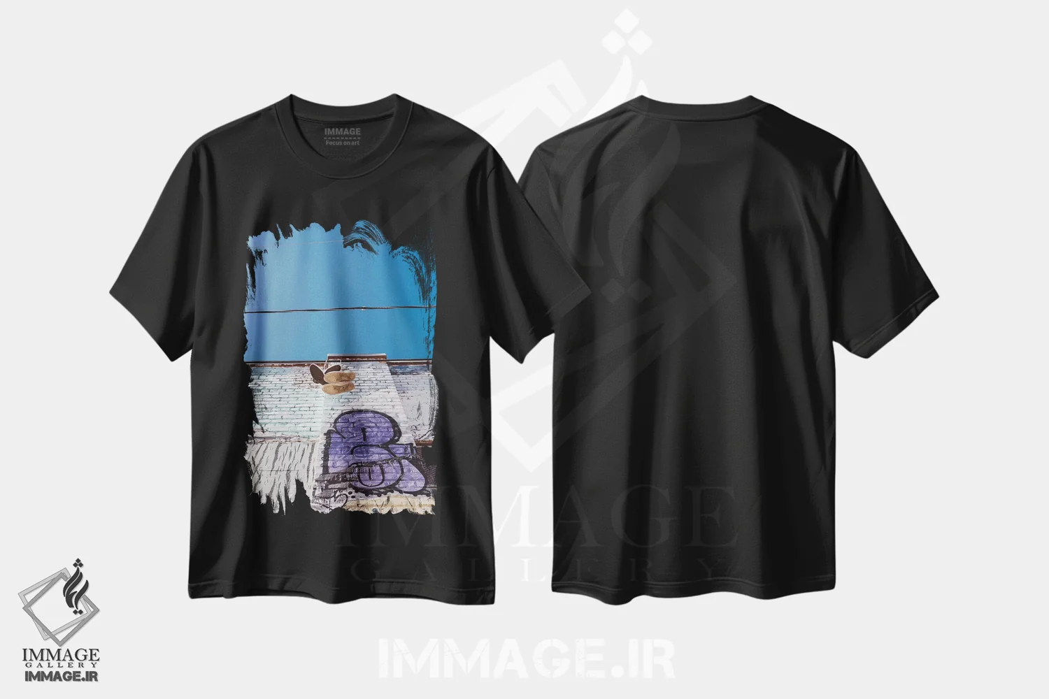 تیشرت مشکی طرح دار سان فرانسیسکو دهم، مدیوم اثر بثانی یانگ | فروشگاه ایماژ