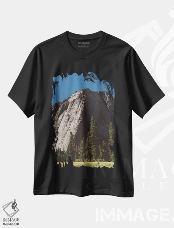 تیشرت مشکی طرح دار ال کاپیتان چهارم، مدیوم اثر بثانی یانگ | immage.ir
