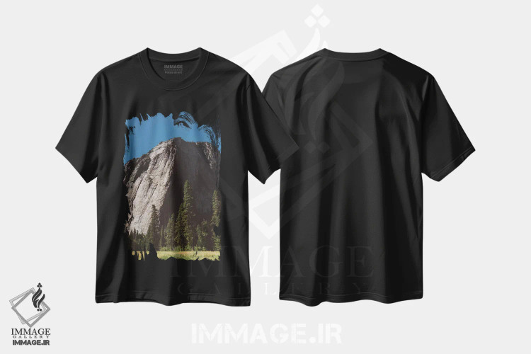 تیشرت مشکی طرح دار ال کاپیتان چهارم، مدیوم اثر بثانی یانگ | immage.ir