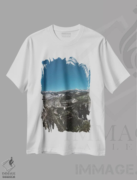 تیشرت سفید طرح دار آثار بثانی یانگ - immage.ir