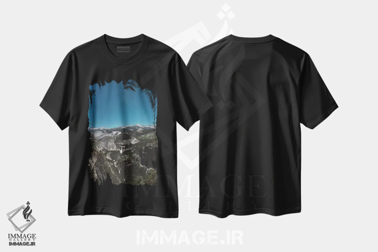 تیشرت مشکی طرح دار آثار بثانی یانگ - فروشگاه ایماژ