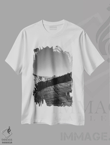 تیشرت سفید طرح دار آثار بثانی یانگ - immage.ir