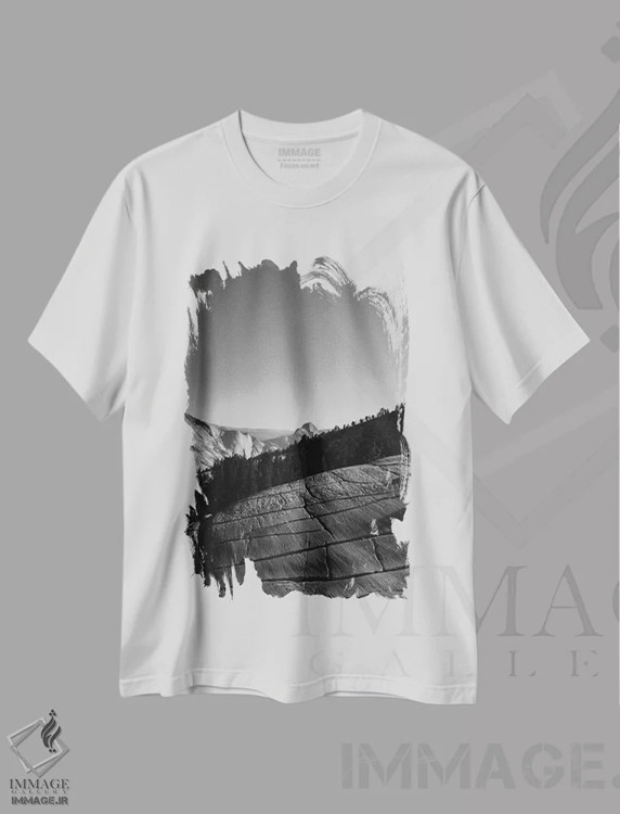 تیشرت سفید طرح دار آثار بثانی یانگ - immage.ir