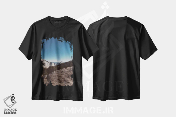 تیشرت مشکی طرح دار آثار بثانی یانگ - immage.ir