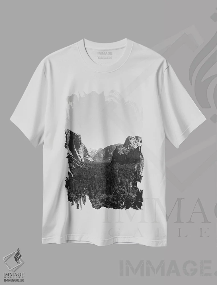 تیشرت سفید طرح دار آثار بثانی یانگ - immage.ir