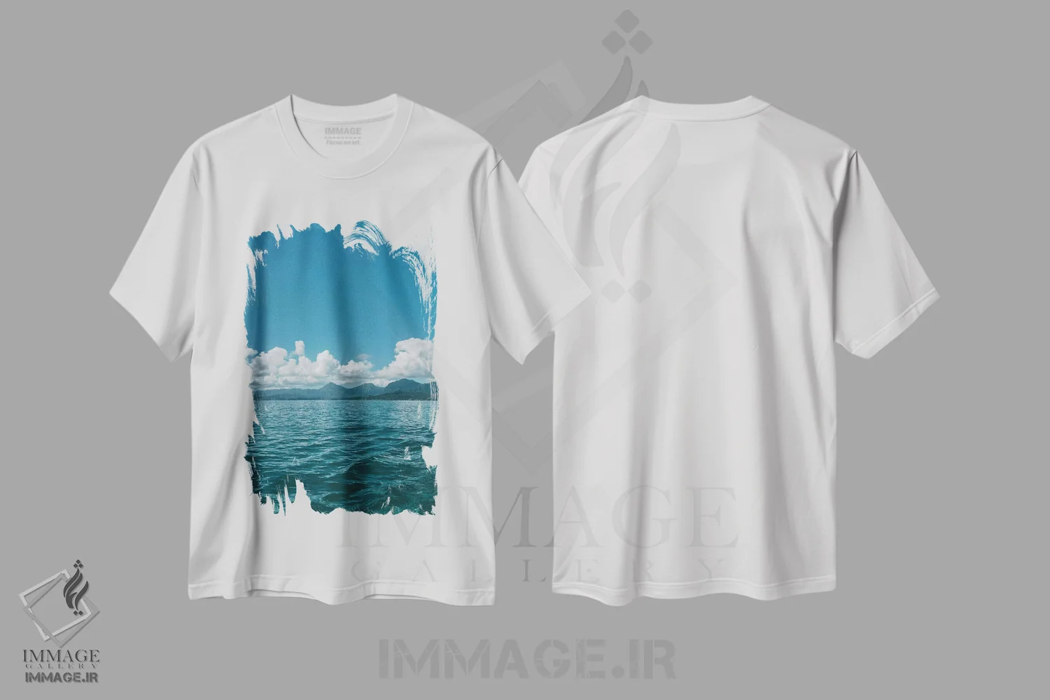 تیشرت سفید طرح دار اوآهو هاوایی نهم، مدیوم اثر بثانی یانگ | immage.ir