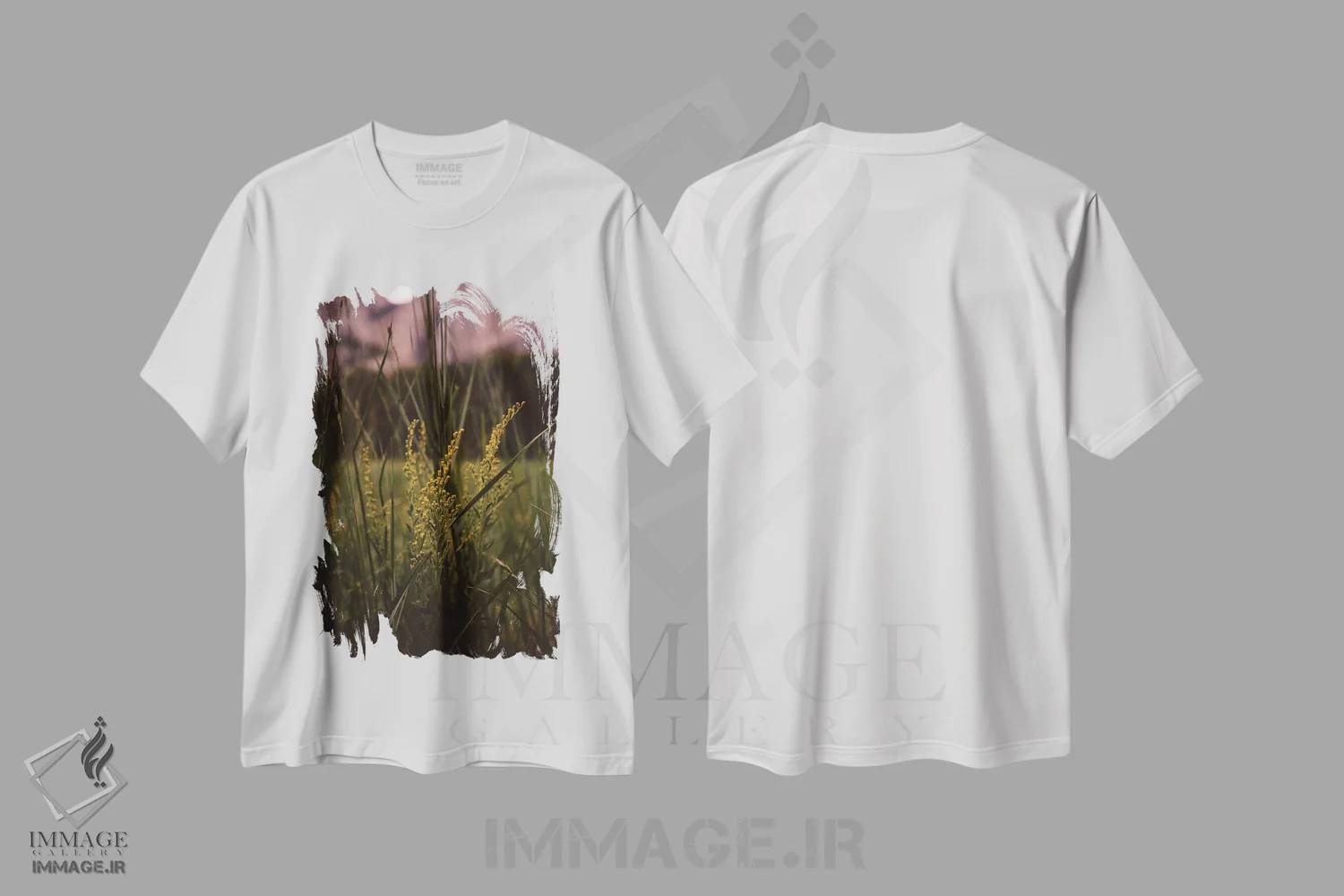 تیشرت سفید طرح دار دره یوسیمیتی دوم، مدیوم اثر بثانی یانگ | immage.ir