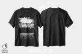 تیشرت مشکی طرح دار دره یوسیمیتی چهارم، عکاسی سیاه و سفید اثر بثانی یانگ | immage.ir