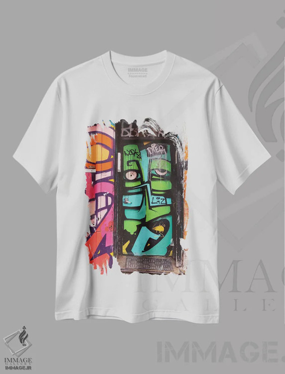 تیشرت سفید طرح دار شیکاگو، مدیوم اثر بثانی یانگ | immage.ir