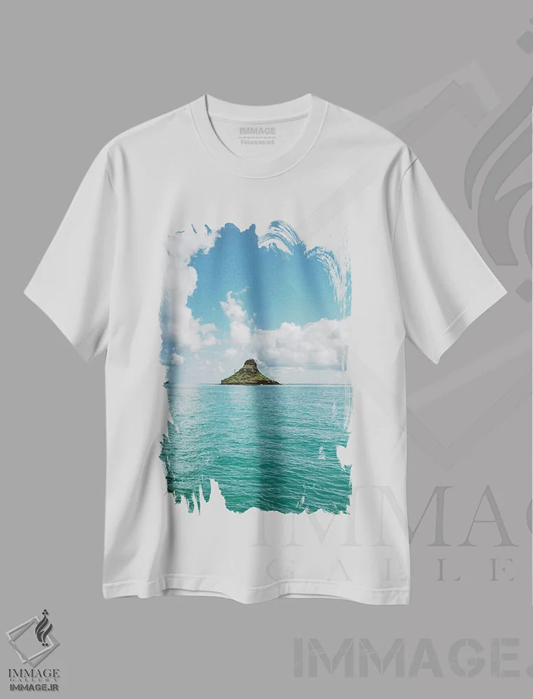 تیشرت سفید طرح دار موکولیئی، مدیوم اثر بثانی یانگ | immage.ir