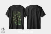 تیشرت مشکی طرح دار هاوایی گرمسیری ۳، مدیوم اثر بثانی یانگ | فروشگاه ایماژ