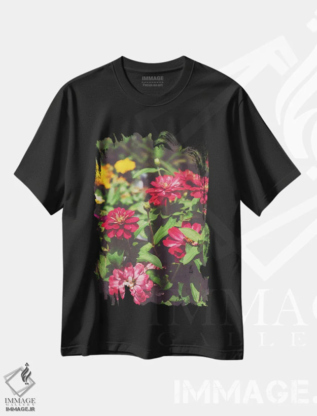 تیشرت مشکی طرح دار مال من باش، مدیوم اثر بثانی یانگ | فروشگاه ایماژ